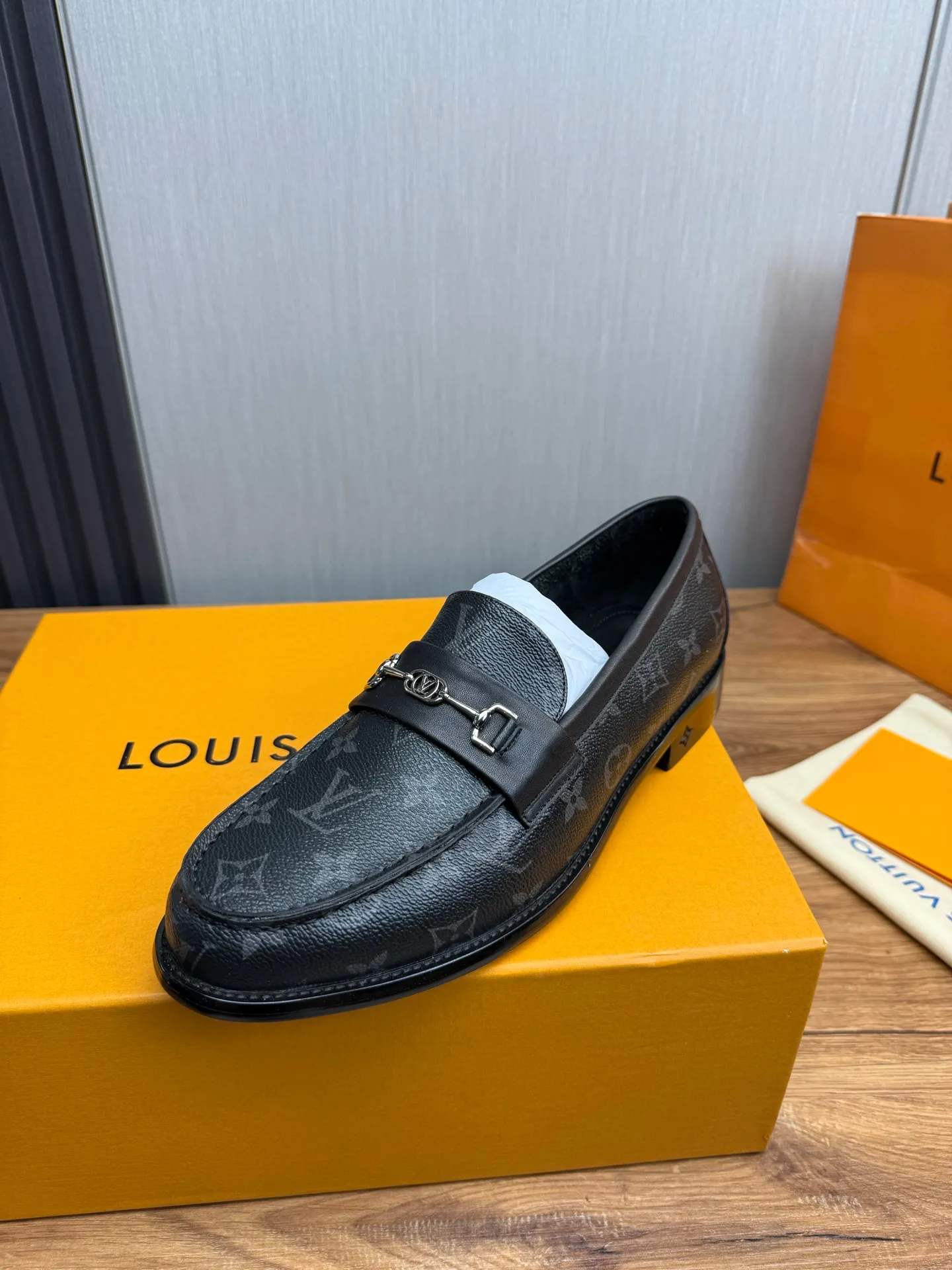 Factory 660💰 LV. Men's business casual leather shoes, all made of imported original brand leather, just to create a more comfortable wearing experience, original non-slip and wear-resistant outsole ✔️16-45 (38.45 non-returnable)